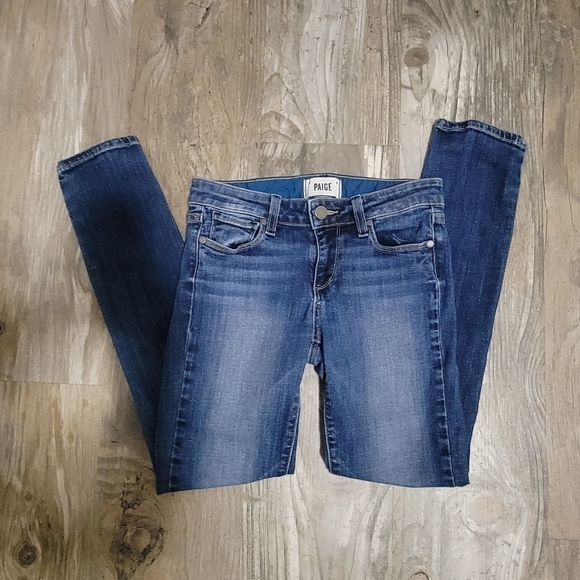 Paige Skyline Ankle Peg Jean's size 25 - Picture 1 of 14